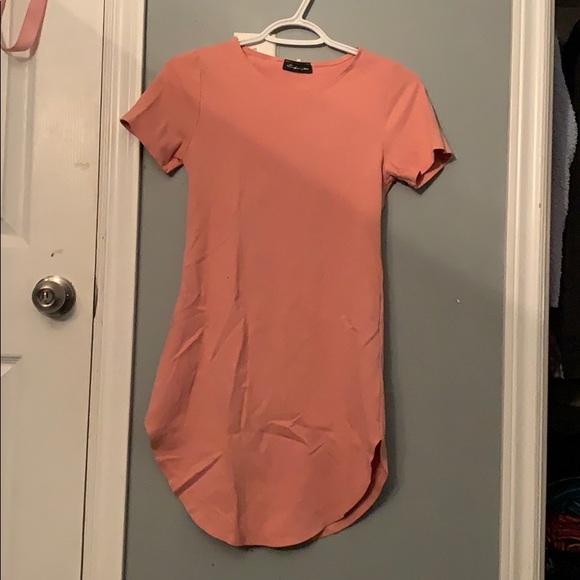 light pink mini dress